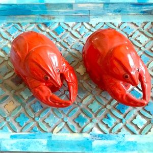 Catch of the day! 2 vintage ceramic lobster dishes